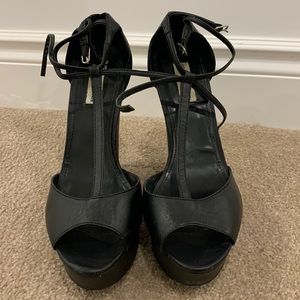 Steve Madden Platform Sandals, size 9.5M